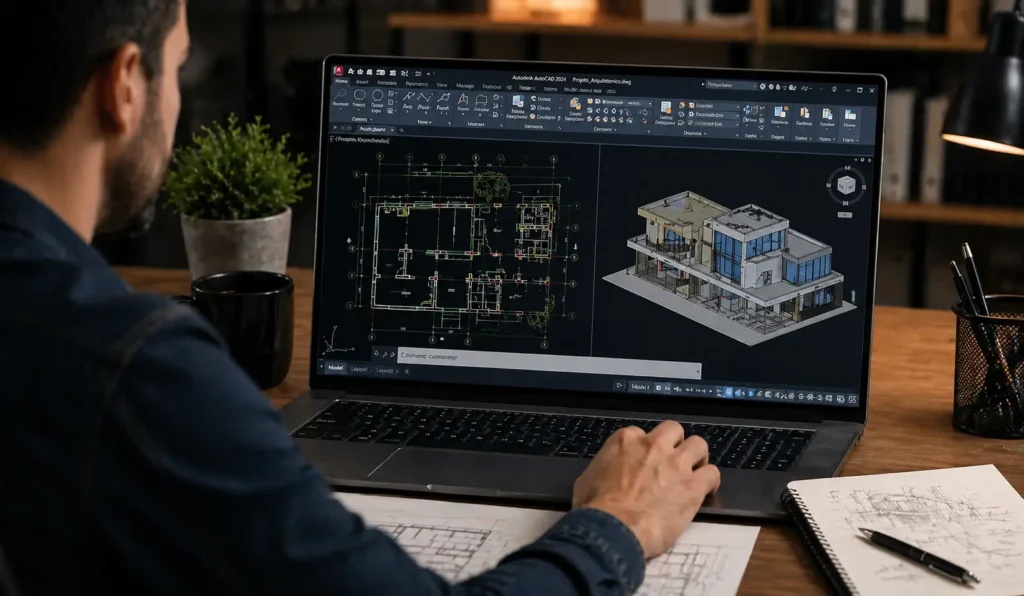 melhor curso de autocad online 2026 - análise completa com critérios de avaliação, 2D e 3D para arquitetura e engenharia